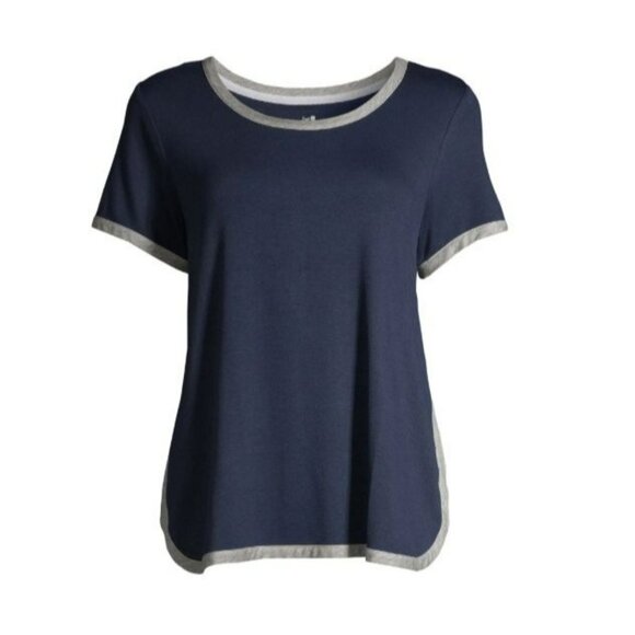 NWT Secret Treasures Essentials Women’s Small Crew Neck Sleepwear Top Pajama - Picture 1 of 3